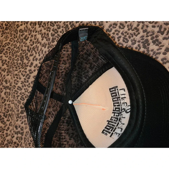 Popcatcher Cap Mesh Strap back Orange Adjustable Strap Baseball Hat - Picture 3 of 3